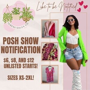 SYDNEY IS LIVE! Join My Live Show, Tues 11/18! 🎉 $6, $8, & $10 Starts 🎉 XS-2XL!